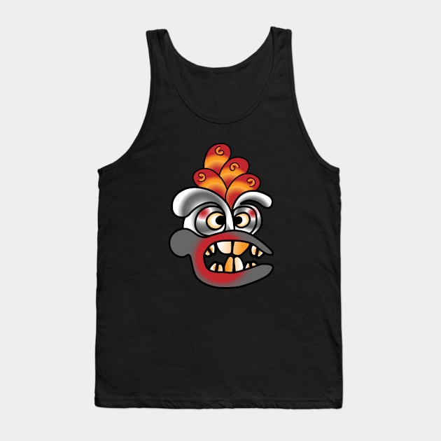 Grafitti Face Tank Top by HelenDesigns